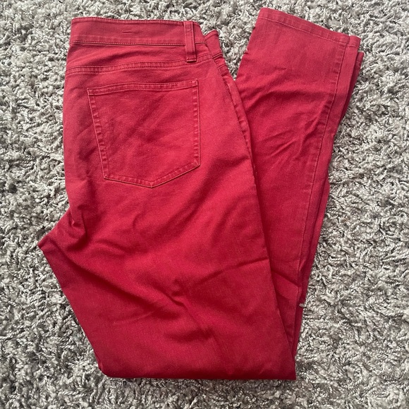 Red Eileen Fisher Skinny Jeans - Picture 1 of 2